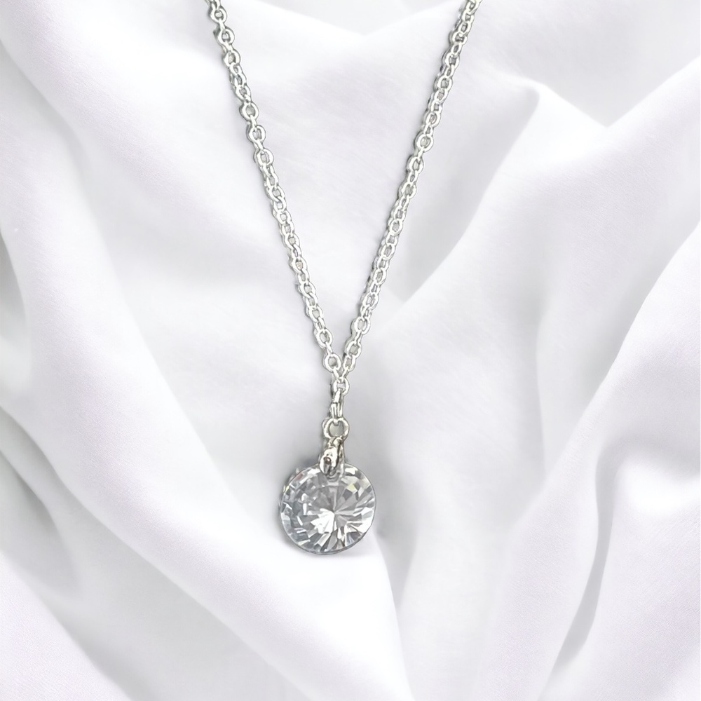 Swarovski 925 Floating Crystal Necklace